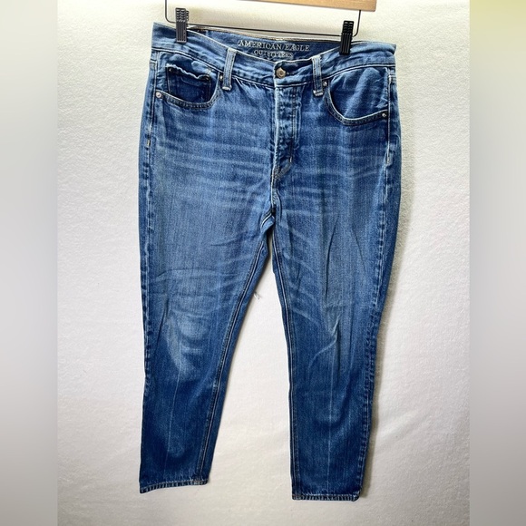 American Eagle Outfitters Denim - American Eagle Vintage Hi-Rise Jeans Womens 8 Blue Denim Faded 90s Y2K 2195‎
